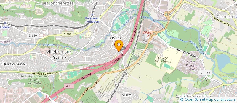 localisation de l'entreprise MADAME MARINA BOUTAULT  VILLEBON-SUR-YVETTE