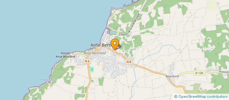 localisation de l'entreprise MADAME MARINA BOUTIN à ANSE-BERTRAND
