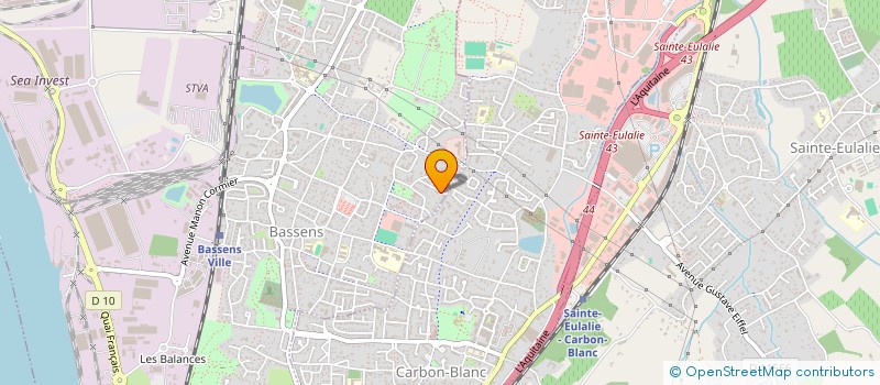 localisation de l'entreprise MADAME MARINA BOYRIE ALEX  BASSENS