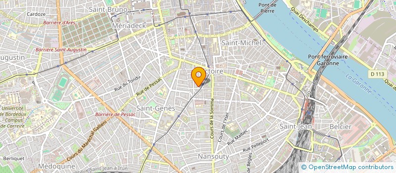 localisation de l'entreprise MADAME MARINA BREDA  BORDEAUX