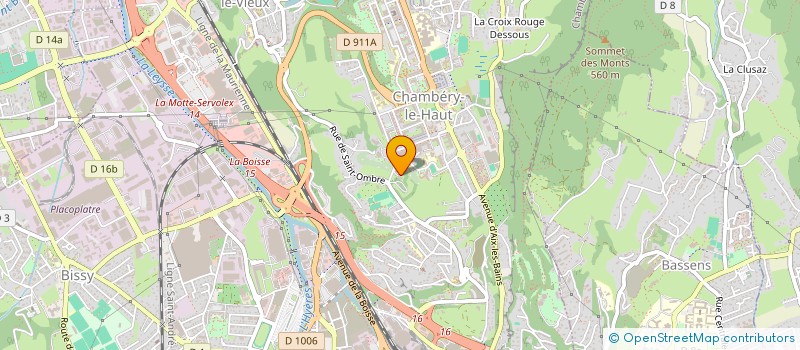 localisation de l'entreprise MADAME MARINA BRIAND à CHAMBERY