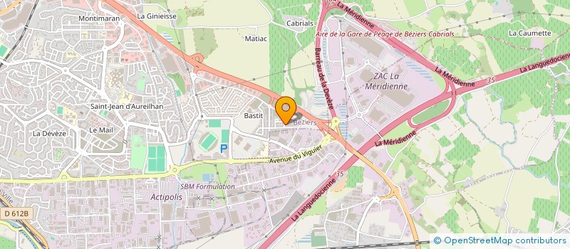 localisation de l'entreprise MADAME MARINA BRIGAND à BEZIERS