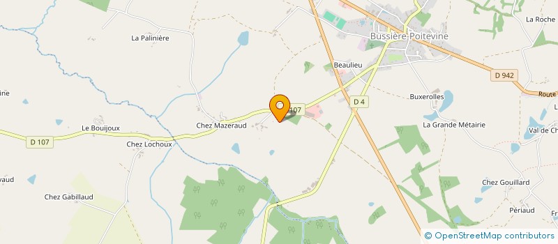 localisation de l'entreprise MADAME MARINA BUJON  VAL-D'OIRE-ET-GARTEMPE