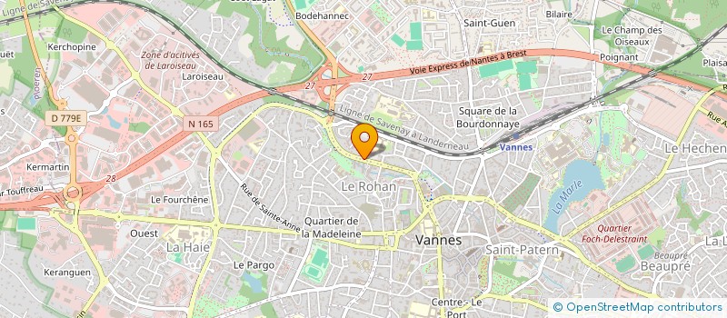 localisation de l'entreprise MADAME MARINA BULEON à VANNES