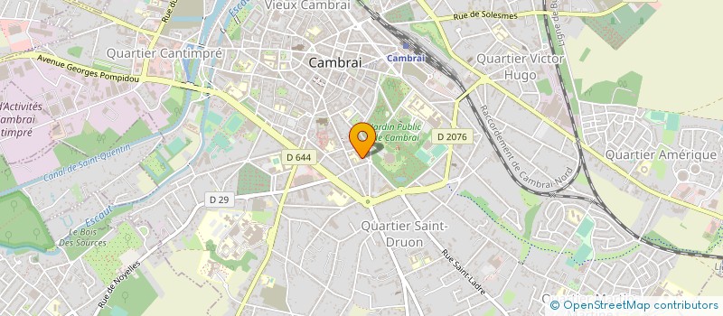 localisation de l'entreprise MADAME MARINA BULTE à CAMBRAI