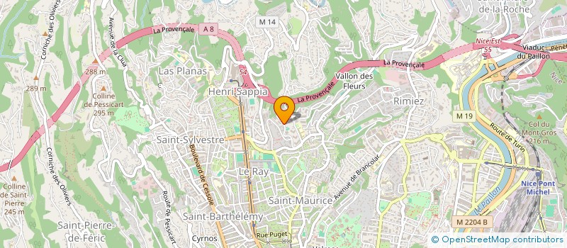 localisation de l'entreprise MADAME MARINA BUSHUEVA  NICE