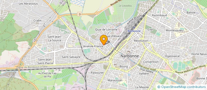 localisation de l'entreprise MADAME MARINA CADENE à NARBONNE