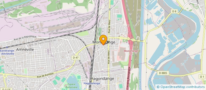 localisation de l'entreprise MADAME MARINA CANDIDO à MONDELANGE