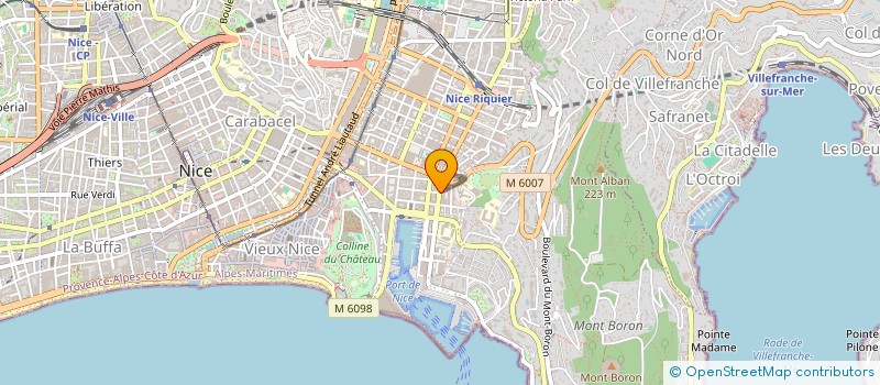 localisation de l'entreprise MADAME MARINA CANOSSA à NICE