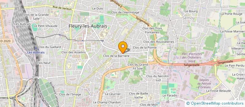 localisation de l'entreprise MADAME MARINA CARDOSO à ORLEANS