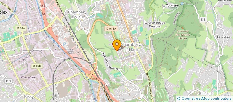 localisation de l'entreprise MADAME MARINA CARVALHO MARTINS EVANGELISTA  CHAMBERY