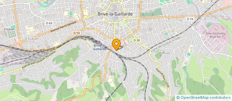 localisation de l'entreprise MADAME MARINA CASSAN  BRIVE-LA-GAILLARDE