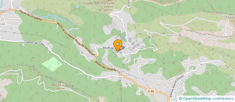 localisation de l'entreprise MADAME MARINA CASTALDI à LA VALETTE-DU-VAR