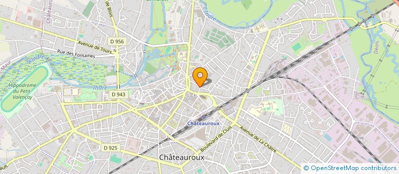 localisation de l'entreprise MADAME MARINA CASTILLO à CHATEAUROUX
