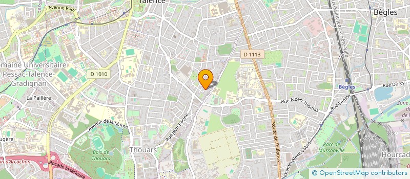 localisation de l'entreprise MADAME MARINA CAZALETS  TALENCE