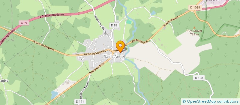 localisation de l'entreprise MADAME MARINA CHASSAIN  SAINT-ANGEL