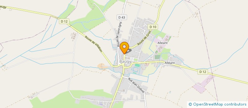 localisation de l'entreprise MADAME MARINA CHATAGNON  BAUGY