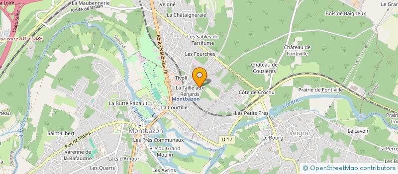 localisation de l'entreprise MADAME MARINA CHAUFOUR  SORIGNY