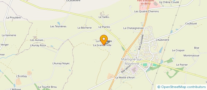 localisation de l'entreprise MADAME MARINA CHAUVIN  MARTIGNE-SUR-MAYENNE