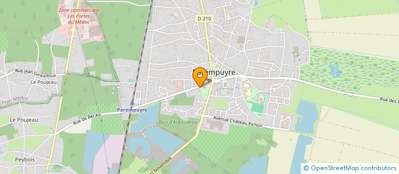 localisation de l'entreprise MADAME MARINA CHEVALIER  PAREMPUYRE