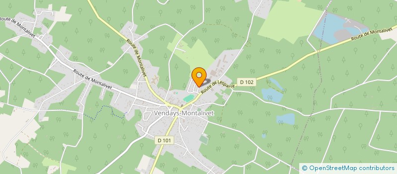 localisation de l'entreprise MADAME MARINA CHINARRO  VENDAYS-MONTALIVET