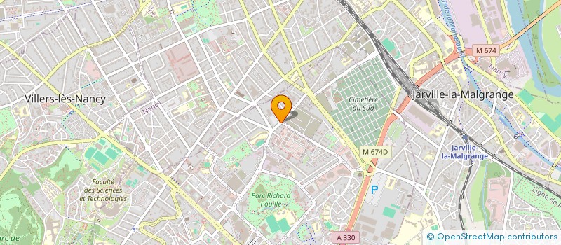 localisation de l'entreprise MADAME MARINA CILIBERTI  VANDUVRE-LES-NANCY