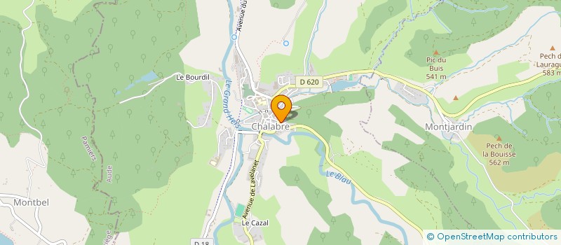 localisation de l'entreprise MADAME MARINA COBAC  CHALABRE