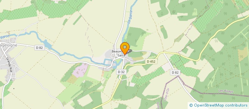 localisation de l'entreprise MADAME MARINA COLLE  BRAGELOGNE-BEAUVOIR