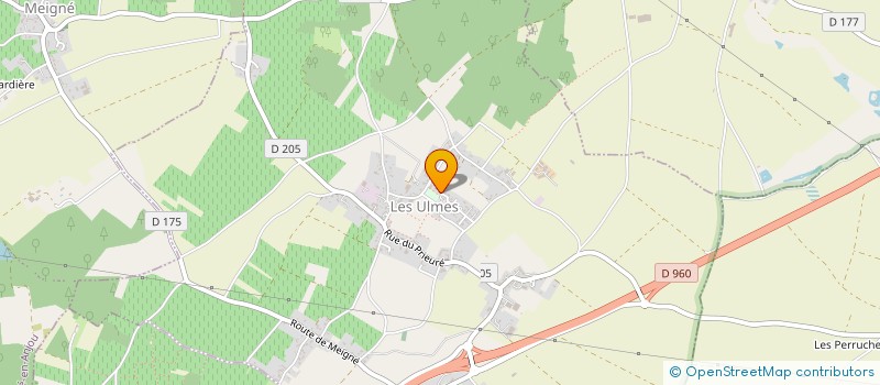 localisation de l'entreprise MADAME MARINA COQUERIE  LES ULMES