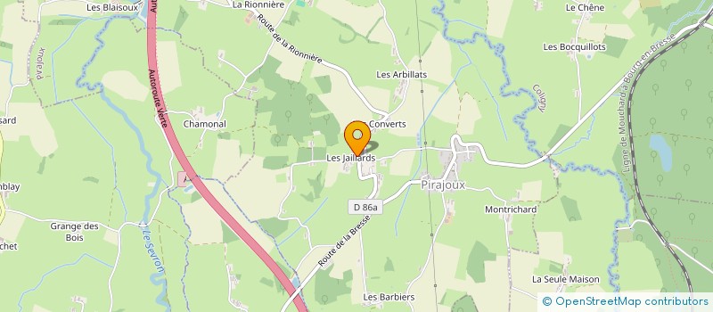 localisation de l'entreprise MADAME MARINA CORNATON  PIRAJOUX