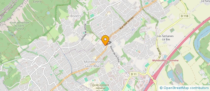 localisation de l'entreprise MADAME MARINA COSTA LIMA  MONTBONNOT-SAINT-MARTIN