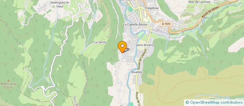 localisation de l'entreprise MADAME MARINA COSTE à SAINT-AFFRIQUE