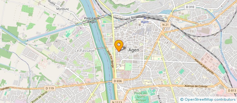 localisation de l'entreprise MADAME MARINA COUDRAY à AGEN