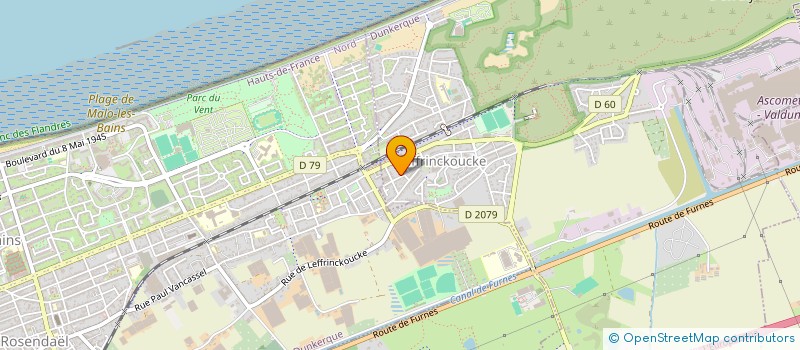 localisation de l'entreprise MADAME MARINA COULON  LEFFRINCKOUCKE