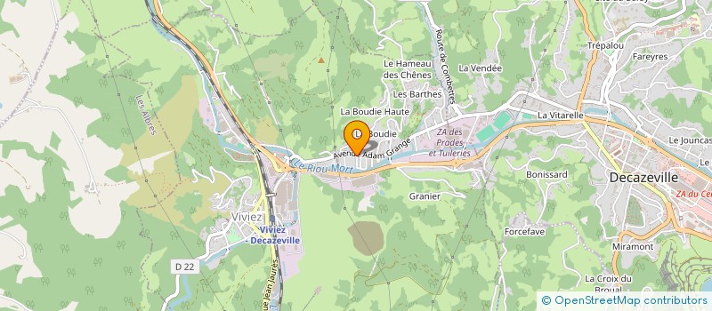 localisation de l'entreprise MADAME MARINA CROS  VIVIEZ