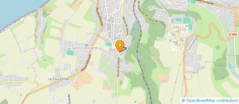 localisation de l'entreprise MADAME MARINA CYTRYCKI  SAINT-LEONARD