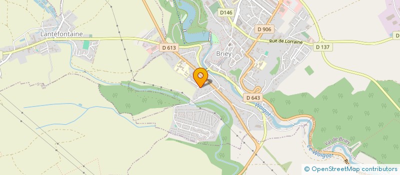 localisation de l'entreprise MADAME MARINA DA SILVA  VAL DE BRIEY