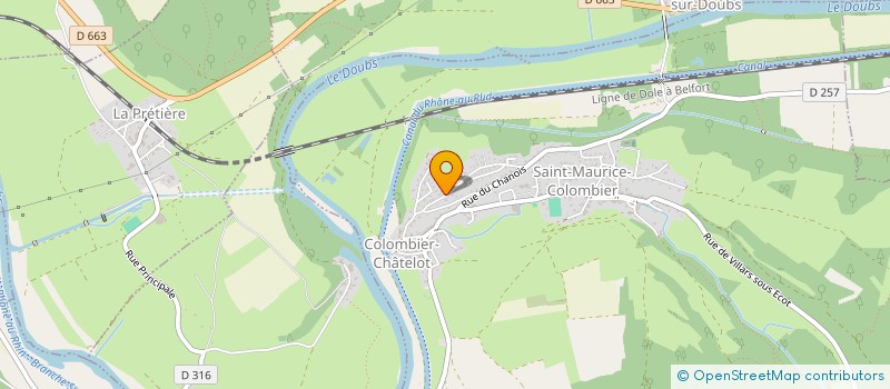 localisation de l'entreprise MADAME MARINA DADU  SAINT-MAURICE-COLOMBIER