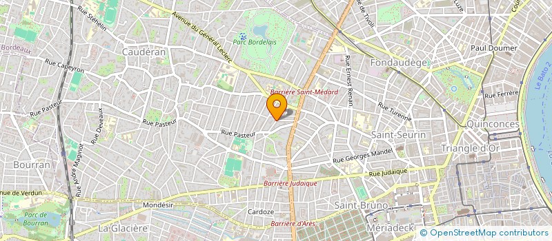 localisation de l'entreprise MADAME MARINA DANGLADE  BORDEAUX