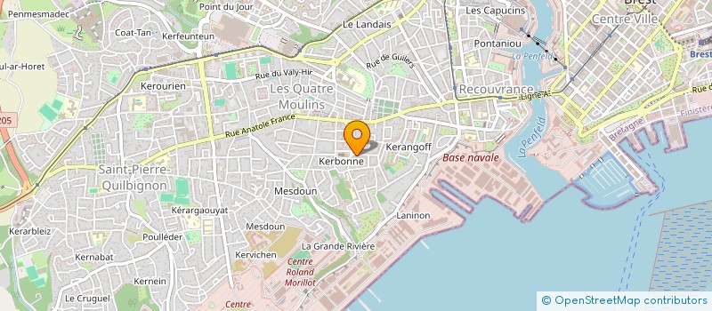 localisation de l'entreprise MADAME MARINA DARIELLE à BREST