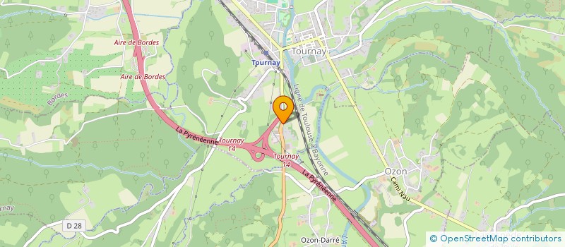 localisation de l'entreprise MADAME MARINA DASSIBAT  TOURNAY