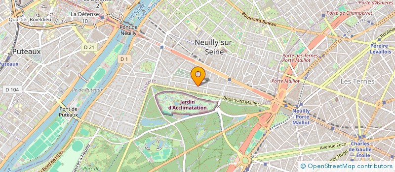 localisation de l'entreprise MADAME MARINA DAUREL à NEUILLY-SUR-SEINE