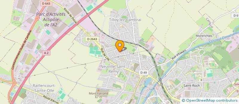 localisation de l'entreprise MADAME MARINA DE JESUS OLIVEIRA MAIA  NEUVILLE-SAINT-REMY