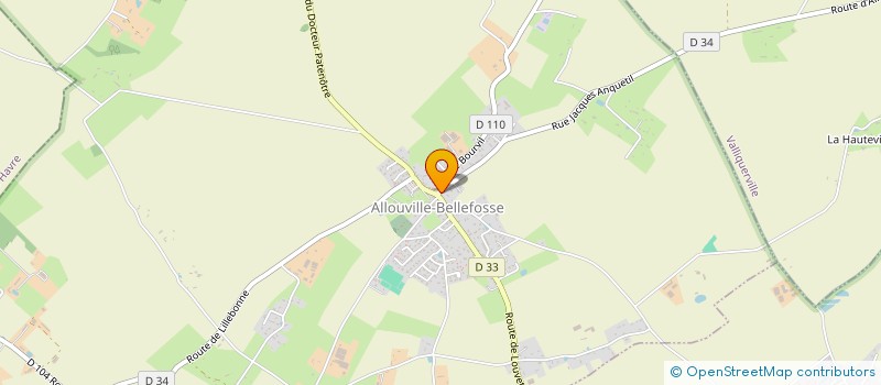 localisation de l'entreprise MADAME MARINA DELAHAYE  ALLOUVILLE-BELLEFOSSE