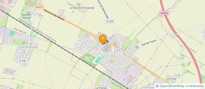 localisation de l'entreprise MADAME MARINA DELAUNAY  FONTAINE-LE-PIN