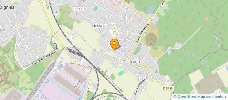 localisation de l'entreprise MADAME MARINA DELEPIERRE  OSTRICOURT