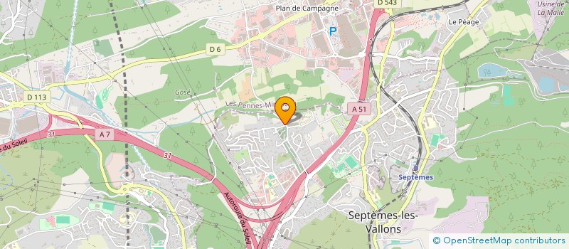 localisation de l'entreprise MADAME MARINA DEPIERRIS à SEPTEMES-LES-VALLONS