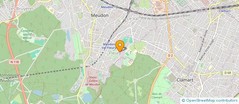 localisation de l'entreprise MADAME MARINA DERNY à MEUDON