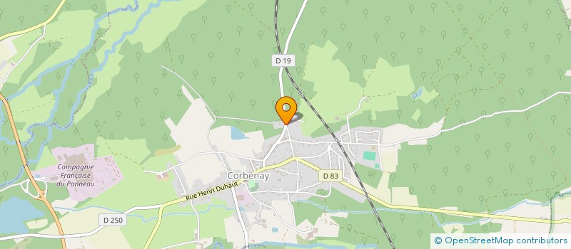 localisation de l'entreprise MADAME MARINA DESCHASEAUX  CORBENAY