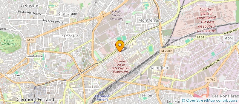 localisation de l'entreprise MADAME MARINA DI LIONE  CLERMONT-FERRAND